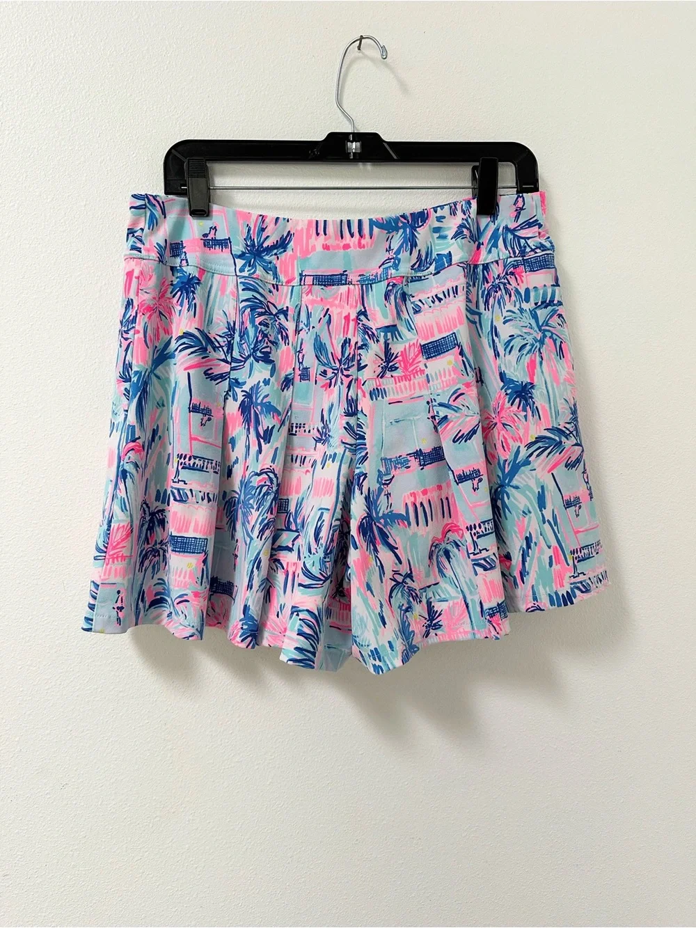 Lilly Pulitzer Luxletic Ravello Blue Perfect Match Frazer Short UPF 50 Size 10